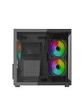 Case nuwo micro atx nuwo vitra bk100 nero 2*u3 3*argb front+side