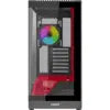 Case noua midi tower cool gh200 nero/rosso argb type-c front+sid