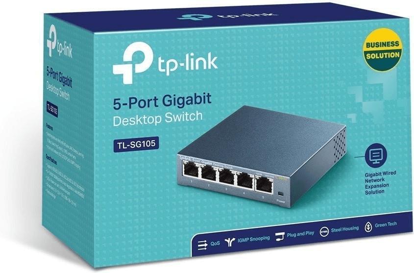 Switch tp-link 5p gblanunmanaged metal case