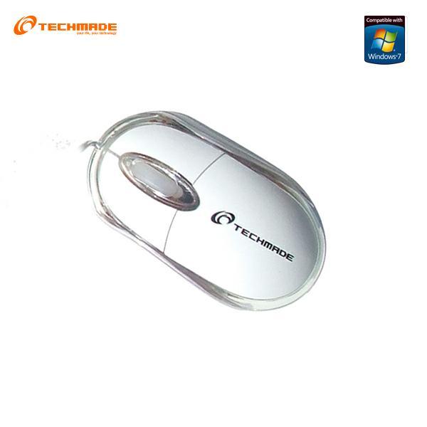 Mouse usb techmade bianco