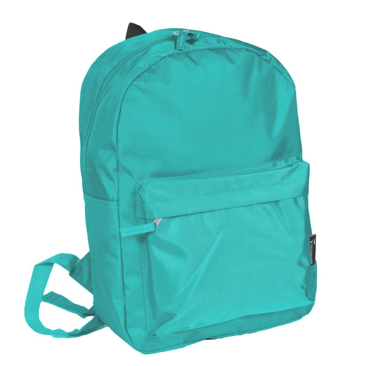 Techmade zaino classic style medium (32x15x42 cm) light blu