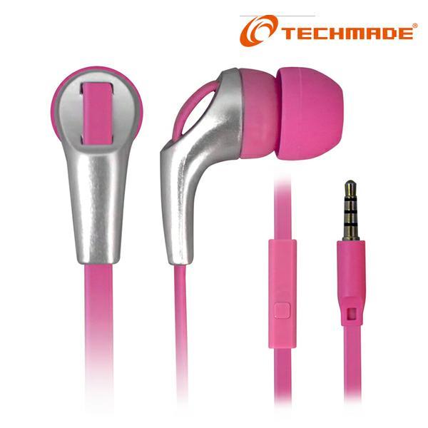 Techmade auricolari rosa