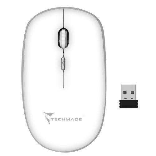 Techmade mouse wirelessbianco