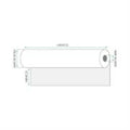 Rotolo carta per plotter 36"rot.pugliese 91.4cm 90gr 50mt cf.2pz