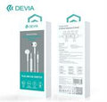 Devia auricolari smart a3 con mic e controllo 1.2mt bianco