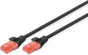 - cavo rete digitus patch cord utp cat 6 non schermato mt 2 nero