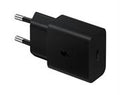 Caricabatterie samsung 15w + cavo 1mt usb-c black