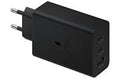 Caricabatterie samsung 65w trio 2*usb-c +1*usb black