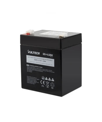 Batteria ermetica piombo x ups vultech gs-4,5ah rev.2.1 12v 4.5a