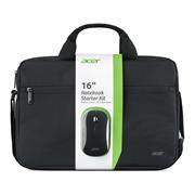 Starter kit acer borsa per notebook 16" + mouse wireless e bt bk