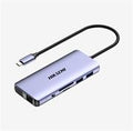Hub hikvision docking station usb-c hdmi+vga+2*u3+2*u2+rj45+aud