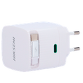 Alimentatore hikvision usb-c 67w cavo retrattile+presa usb-c wh.