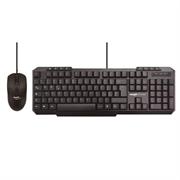 Kit mach power tastiera104+8tasti multim.+mouse usb ottico nero
