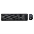 Kit tastiera e mouse mach power wireless 2.4ghz black
