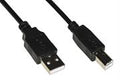 Cavo usb link 2.0 connettori a-b in rame 3mt nero
