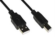 Cavo usb link 2.0 connettori a-b in rame 3mt nero