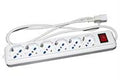 Multipresa link x gruppi di continuita' con 6prese tripol.10/16a