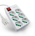 Mach power multipresa 6fori schuko/bipasso mp-4006p