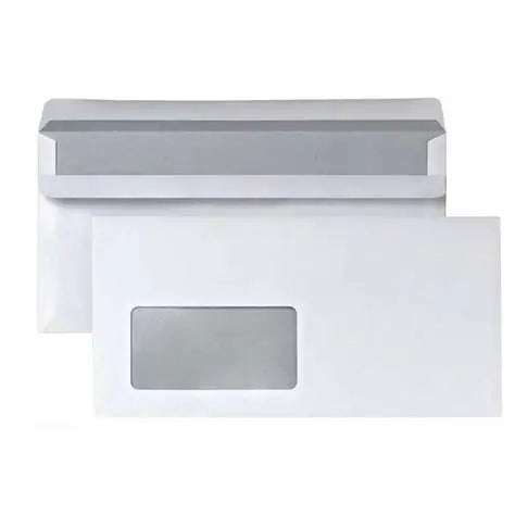 BLASETTI BUSTE BIANCHE 11X23 CON FINESTRA 25PZ