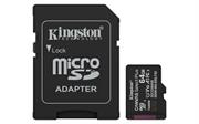 Micro sd kingston 64 classe 10 canvas