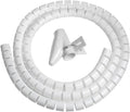 Spirale avvolgi cavi flessibile vultech 150cm bianco sn21505/wh