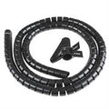 Spirale avvolgi cavi flessibile vultech 150cm nero