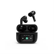 Techmade gembird auricolari bt con display e canc.rumore,neri