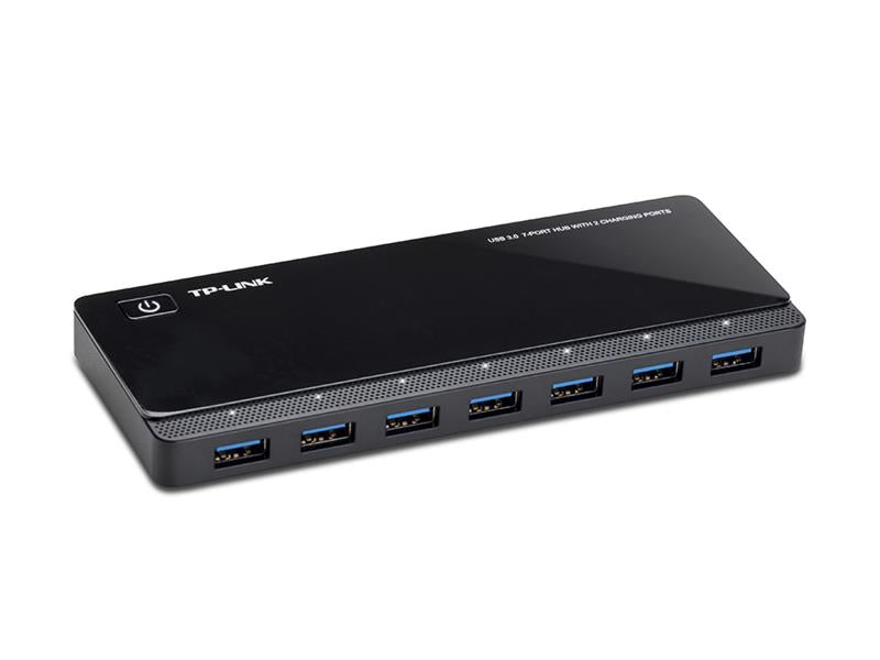 Hub tp-link usb3.0 7porte di cui 2p*alim 2.4a e ricarca rapida