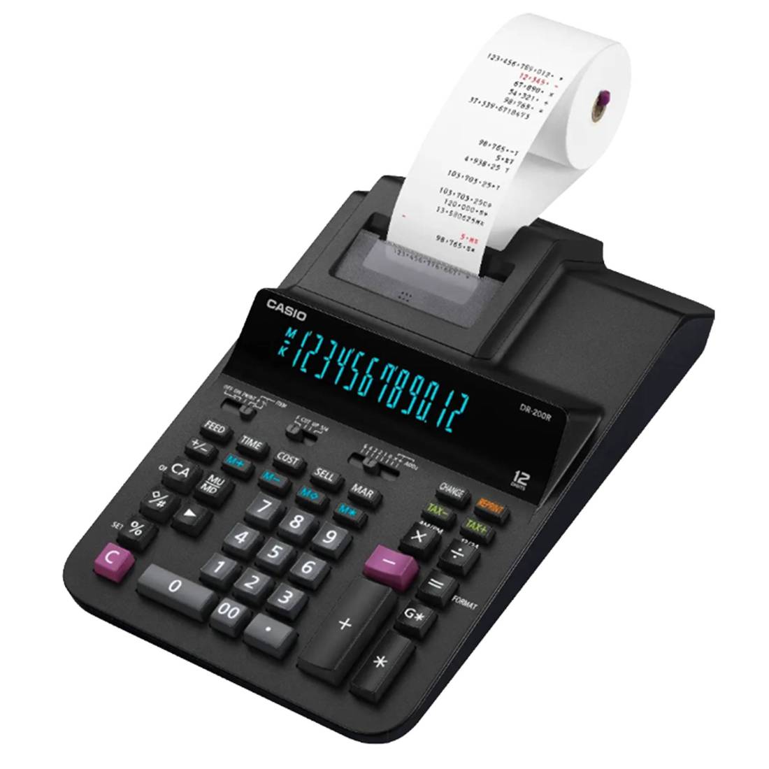 Calcolatrice caso da tavolo dr-200r-bk
