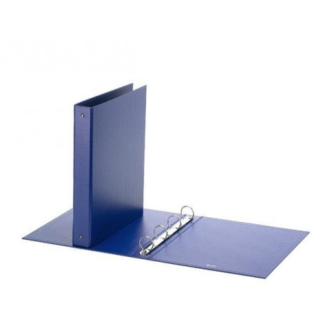 Copertina 4 anelli rivestita 27x32 d.30 blu