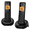 Cordless alcatel e160 duo black dect display retroilluminato